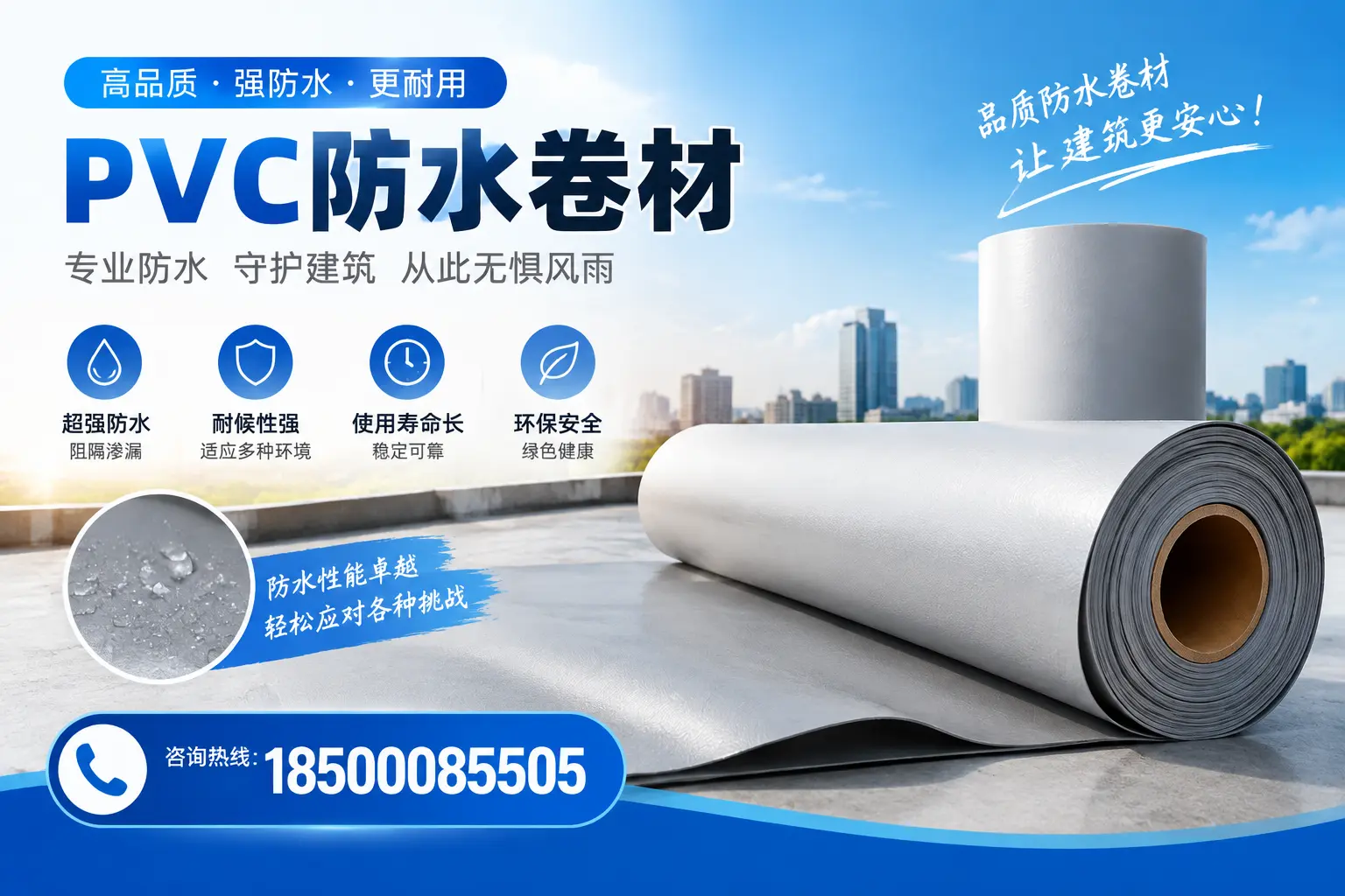 如何选择高质量的PVC防水卷材？白山消费者必看指南